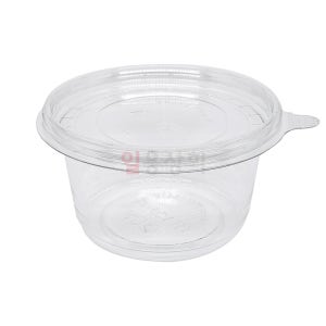 일회용 반찬 용기 JH 120파이 중 320ml 800세트 투명 / 오네