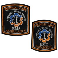 응급구조사 EMS EMT 자수 와펜 패치-1