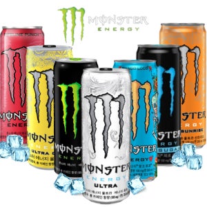몬스터 에너지 드링크 355ml 울트라 그린 시트라 선라이즈 펀치 망고 제로음료수 12캔