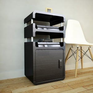 큐빅스3 플스수납장3단