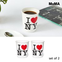 모마 아이러브뉴욕 커피컵 머그 2개 세트 MOMA I Love NY Cup