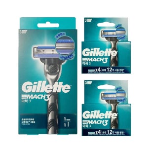 질레트 마하3 면도기+ 마하3 면도날 8개입