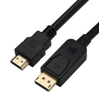 삼성전자 울트라와이드 커브드 모니터 오디세이 tv 노트북 연결 DP to HDMI 케이블 V1.2 2M