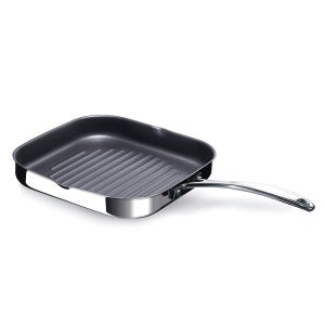 베카 쉐프 넌스틱 스텐팬 인덕션 사각그릴팬 26.5cm