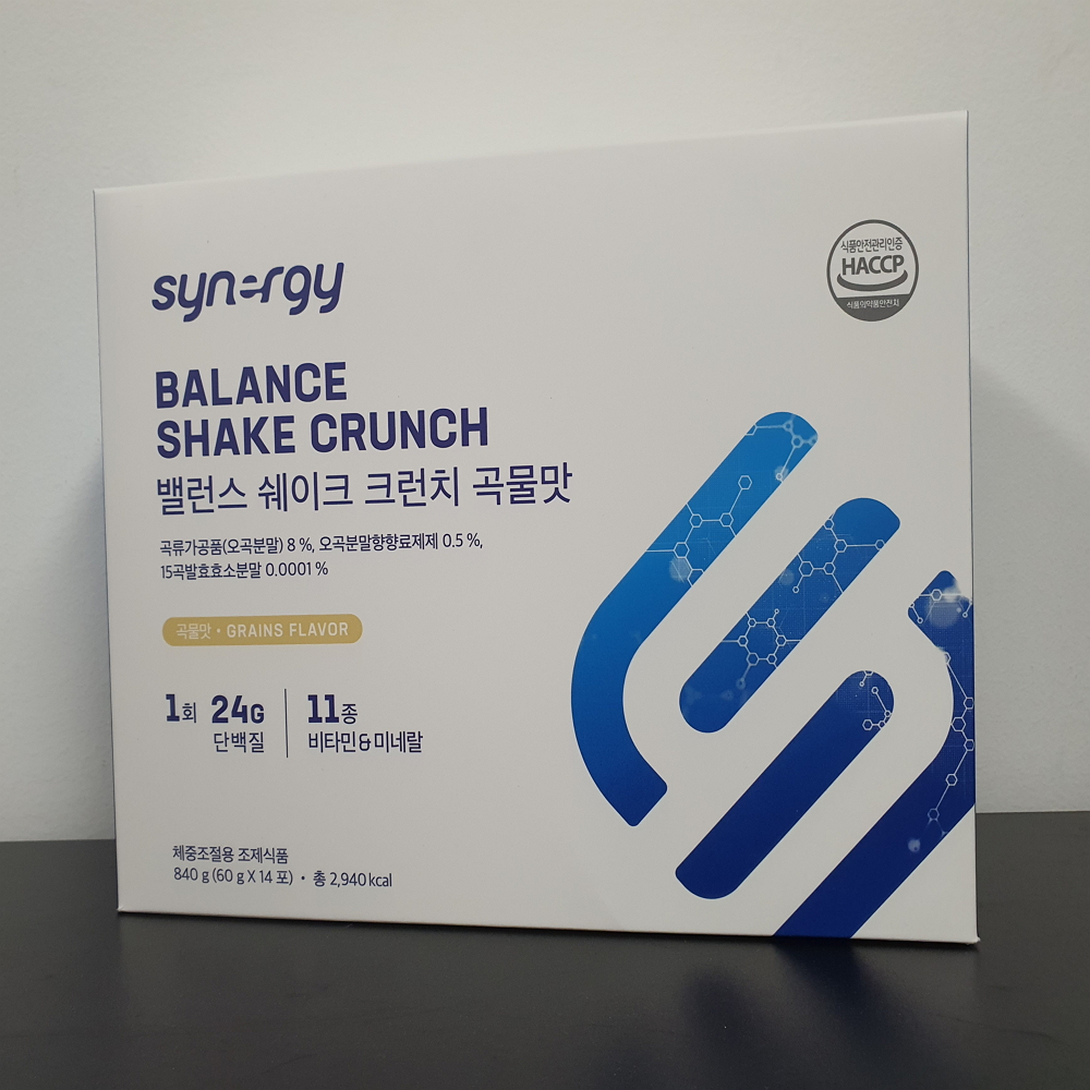 시너지 밸런스<b>쉐이크</b> 크런치 최신 (곡물맛) 14포