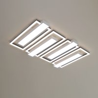 LED 거실등 200W 듀오 6500K+4000K 블랙 화이트