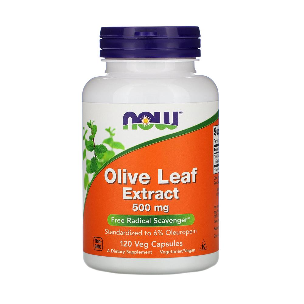 NOW Foods 나우푸드 Olive Leaf Extract <b>올리브 리프 익스트랙트</b> 500mg 120베지캡슐