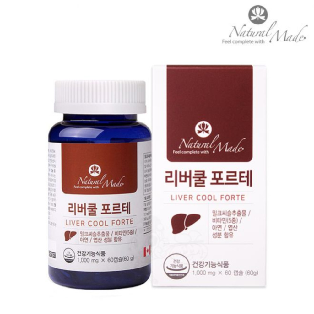 네츄럴<b>메이드</b> 리버쿨 포르테 캐나다직수입 60캡슐