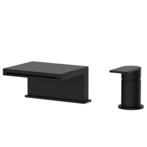 칼리스토 TF-B4010.B 2홀 데크형 욕조수전 블랙