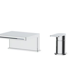 칼리스토 TF-B4010 2홀 데크형 욕조수전 크롬