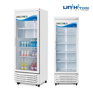 유니하이테크 업소용 소형 쇼케이스 음료수 냉장고 냉장쇼케이스 술장고 UNI-D400R