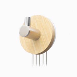 우드꼭꼬핀 원목 고리타입 벽옷걸이 벽걸이 후크 벽지핀