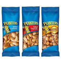 PLANTERS Nuts Cashews and Peanuts Variety Pack 플랜터스 넛츠 캐슈 앤 피넛 버라이어티팩 견과류 총 1.74kg 3종 36개입