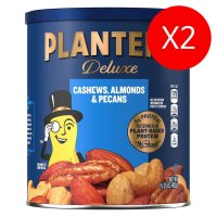 PLANTERS Select Cashews Almonds and Pecans 플랜터스 디럭스 캐슈 아몬드 피칸 견과류 432g 2팩