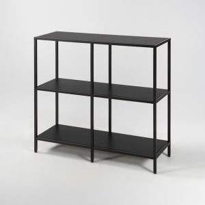 TETOS 넓은 선반 1000 1000mmx360mmx940mm, 3단, 블랙 8794.0243