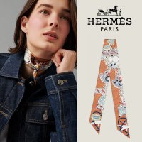 Hermes 에르메스 오디세이 트윌리 스카프 누아제트 H063707S 07