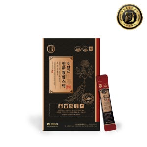 [농협홍삼 한삼인] 고함량 진세노사이드 6mg 6년근 진한홍삼스틱 100포 + 쇼핑백(5%추가적립) 대용량 홍삼스틱 100일분 명절선물 면역력