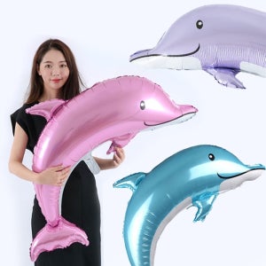 돌고래 은박풍선 생일 이벤트 장식 파티풍선