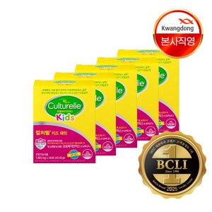 광동 컬처렐 LGG유산균 키즈 패킷 어린이유산균 1,500mg 30포, 5개