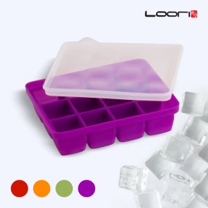 루리 실리콘 칸칸 톡톡 12구 아이스몰드 얼음틀 아이스큐브 아이스트레이