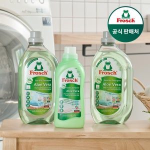 [프로쉬] 고농축 알로에 세탁세제 1.5L 2개+알로에 섬유유연제 750ml 1개 구성
