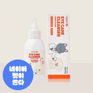 리스펫 강아지 고양이 눈물자국 제거 눈물냄새 아이케어 눈 세정제 120ml, 1개