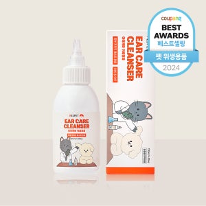 리스펫 강아지 고양이 저자극 귀세정제 편백수 이어클리너 귀청서 이어케어 120ml, 1개