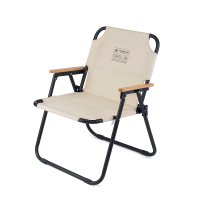 노스피크 로우 컴포트체어 소이밀크 블랙 감성 감성캠핑 휴대용 접이식 의자