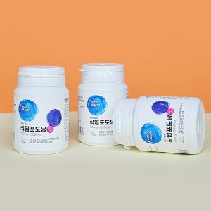 와브 헬스 식염 포도당 정 캔디 에너지 충전 전해질 수분 보충제 100정, 3개