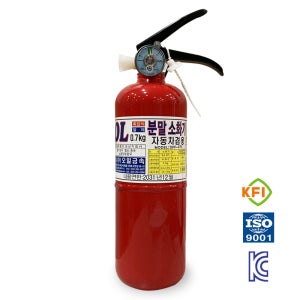 ABC 분말소화기 0.7kg 자동차겸용 소화기 차량용 캠핑용 가정용 휴대용