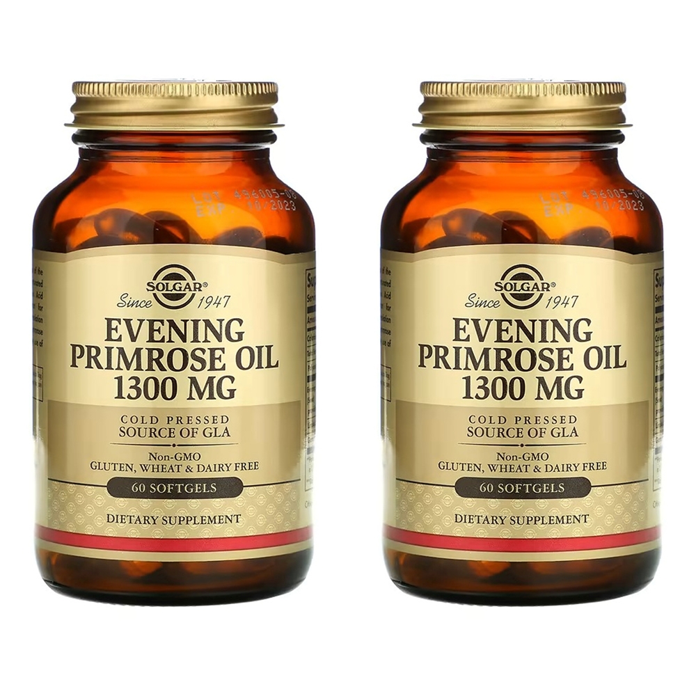 솔가 <b>이브닝 프림로즈 오일 1300mg</b> 60정 2개