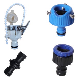 썬라이즈 매직호스 수도연결4종 걸이 바구니 세차 청소 수도 커넥터 수도꼭지 베란다 물호스