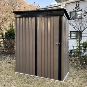 지키미닷컴 3x5 스틸창고 조립식창고 컴팩트 농막용 간이 야외 이동식 전원주택 보관함