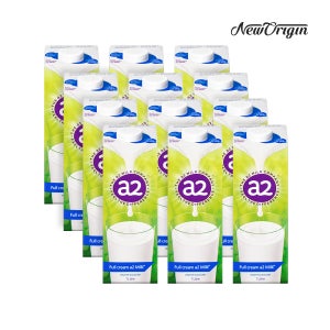 뉴오리진 a2우유 호주초지방목 1L 12개입 (멸균실온보관)