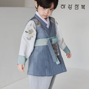 하랑한복 군주랑 돌잔치 행사 명절 아기 남아 전통 아동 한복