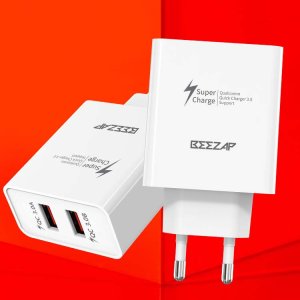 비잽 36W 멀티 고속 충전기 듀얼 USB 2포트 QC3.0 퀵차지 지원