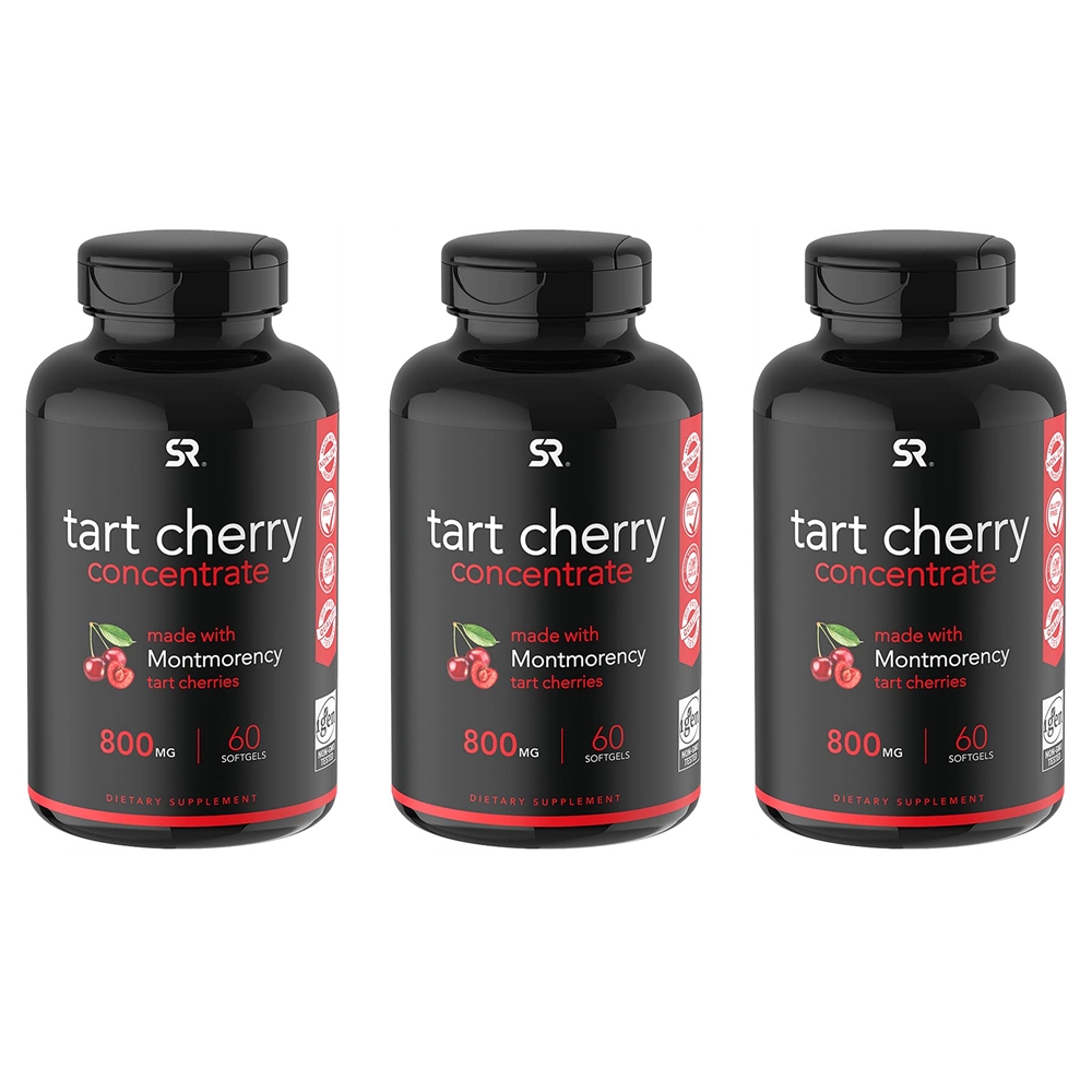 스포츠리서치 <b>타트 체리 컨센트레이트</b> 800mg 60정 3개