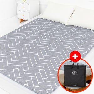 한일의료기 탄소매트 전기매트 전기요 카본 캠핑 전자파없는 싱글 헤링본