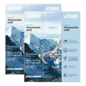 120g x 3개입 2080 애경 퓨어 마운틴솔트치약 크리스탈솔트 후레쉬민트향 소금 치약