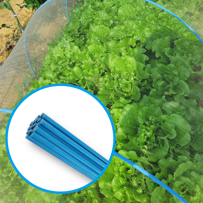 [가든팜] FRP 활대 220cm (10개) 친환경 병충해관리 한랭사 보온비닐 터널설치용