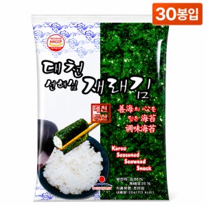 동양수산 대천김 선해심 재래김 전장 20g 30봉 명절선물