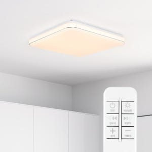 LED 디밍 원형 사각 방등 60W 안방등 삼색변환 리모컨 인테리어 조명