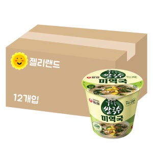 농심 후루룩쌀국수 미역국 74g X 12개