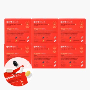 데이팩 에너지 밀크씨슬 비타민B 루테인 테아닌 피곤할때 올인원 영양제 30포, 6개