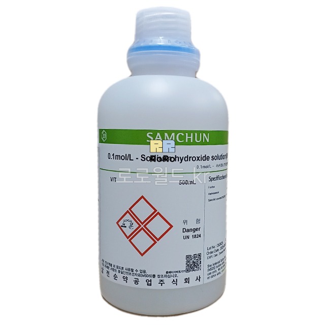 묽은 수산화<b>나트륨</b>용액 0.1mol (S0598) 500ml 시약 화공약품