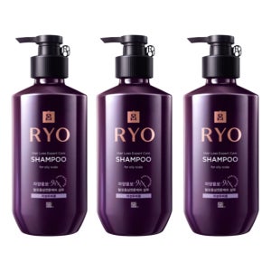 려 자양윤모 9EX 탈모증상전문케어 샴푸 400ml 지성성 3개 아모레퍼시픽 / Ryo Hair Loss Expert Care Shampoo
