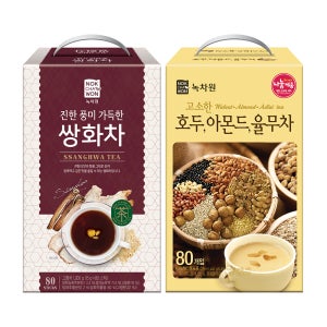 녹차원 쌍화차 80스틱+율무차 80스틱