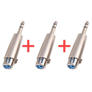 MA-X53(XLR to 6.35 stereo) 변환 어댑터 3개 1세트