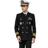 미군 해군군복 선장 제복 유니폼 캡틴 정장 장교 의상 세트 코스프레
