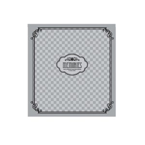 베스트원접착앨범40매/실버